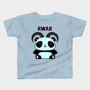 Panda Demon Rwar Kids T-Shirt